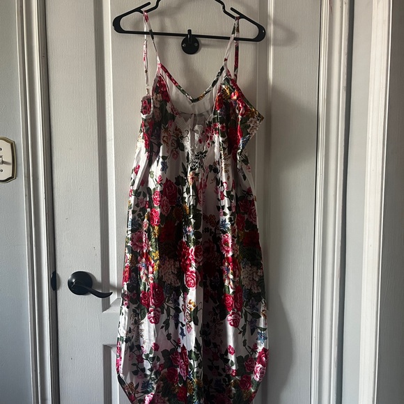 FLOWERY SLIP DRESS - Picture 5 of 11